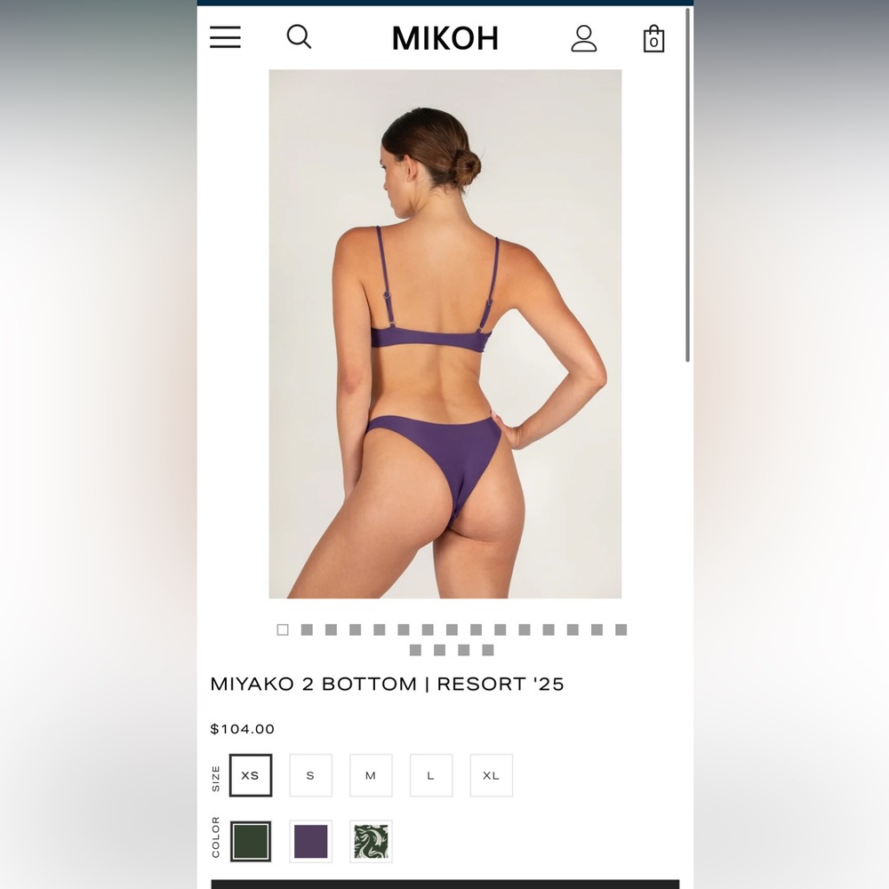 Mikoh swim xs bikini - Picture 2 of 3
